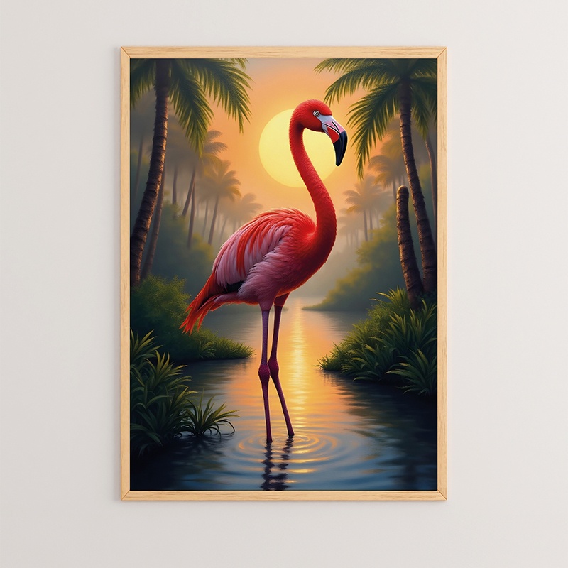 Tablou Buka Multicolor 33x1.5x48 cm