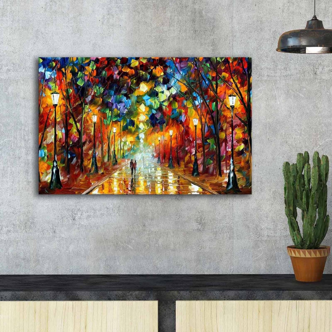 Tablou canvas FAMOUSART-073 Multicolor 45x70 cm