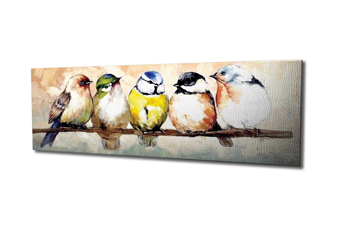 Tablou canvas PC126 Multicolor 30x80x3 cm