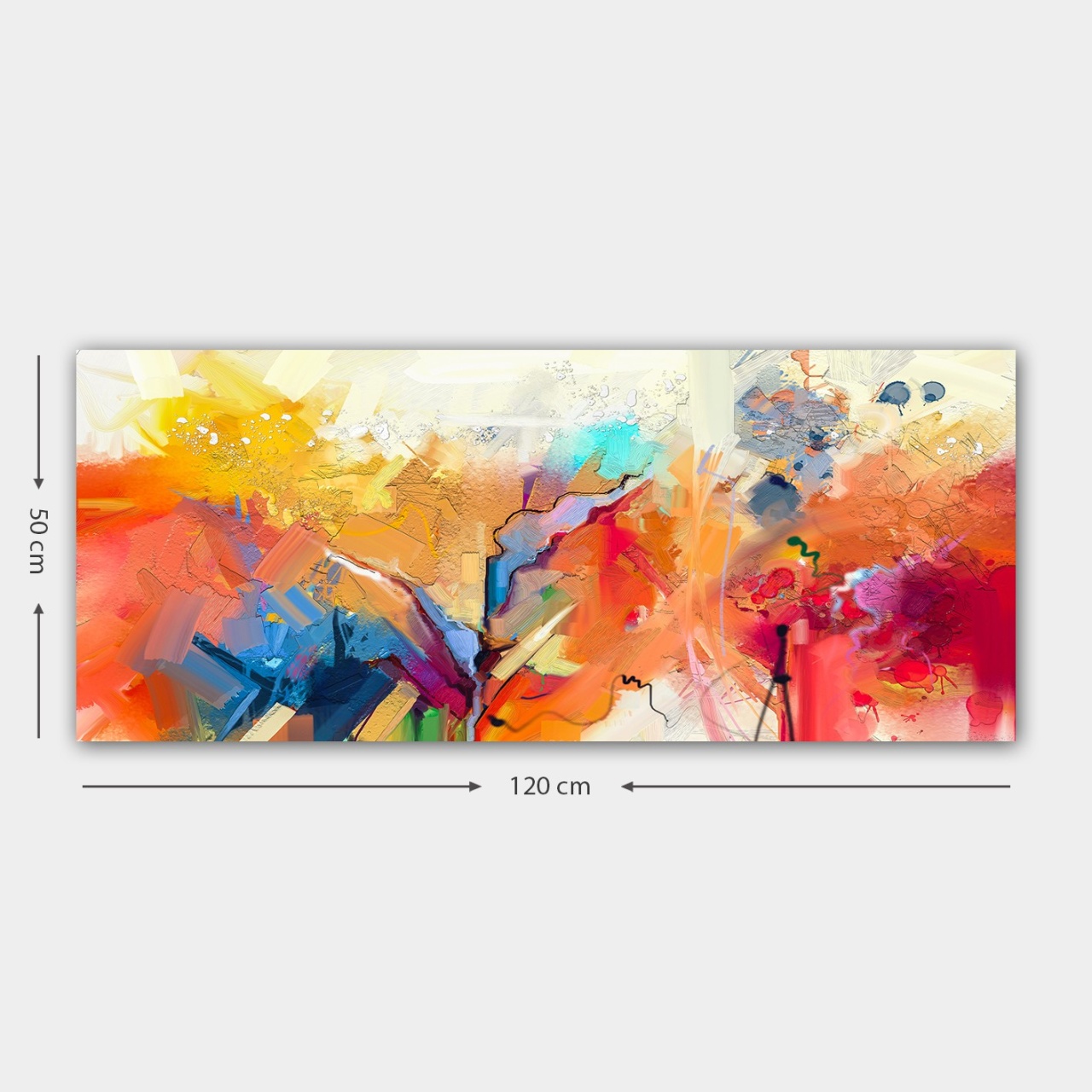 Tablou canvas YTY1040210842 Multicolor 50x120 cm - 2 | YEO