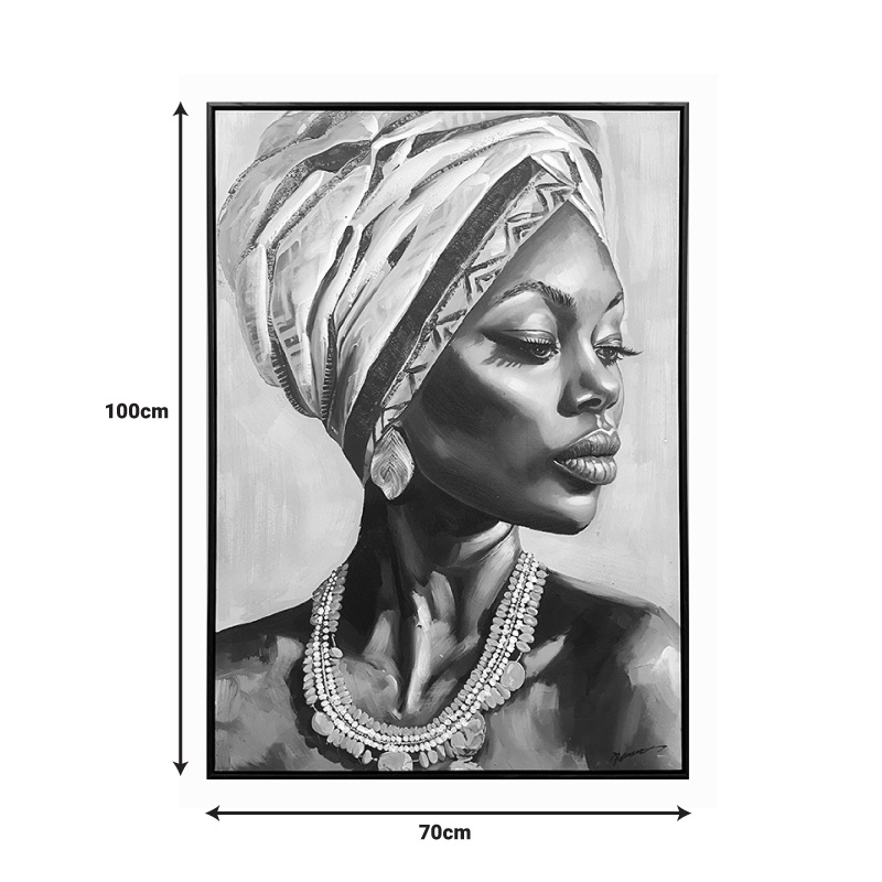 Tablou canvas Zaira, Pako World, cu rama, 70x3.5x100 cm