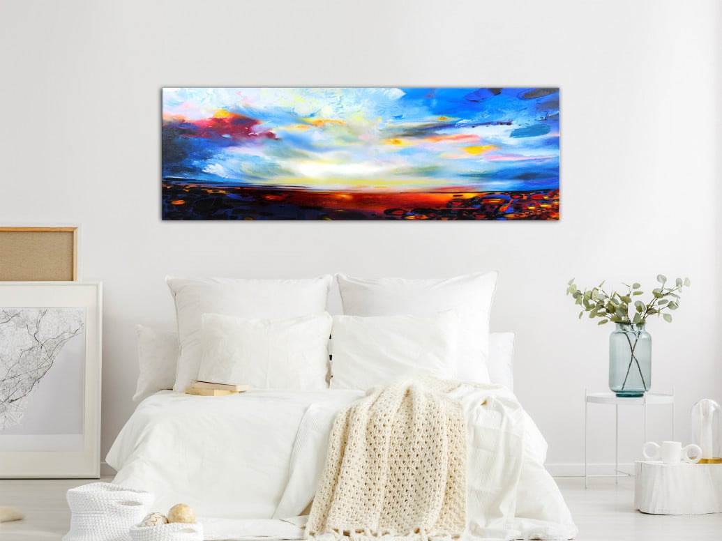 Tablou - Colourful Sky (1 Part) Narrow 150x50 cm - 1 | YEO