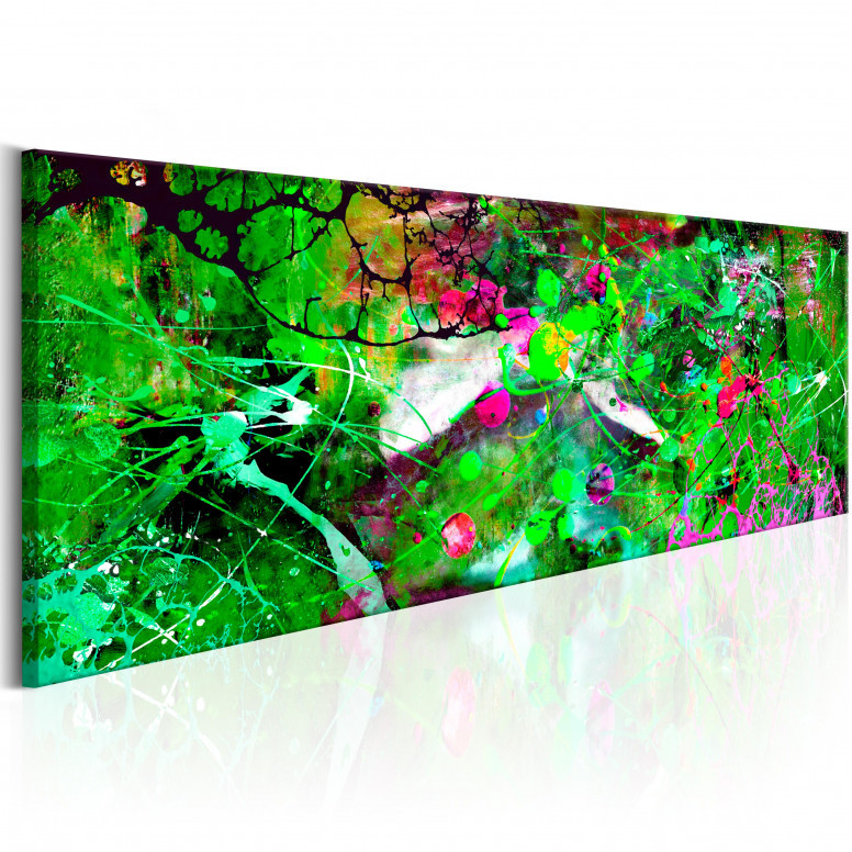 Tablou - Green Fantasy 120x40 cm