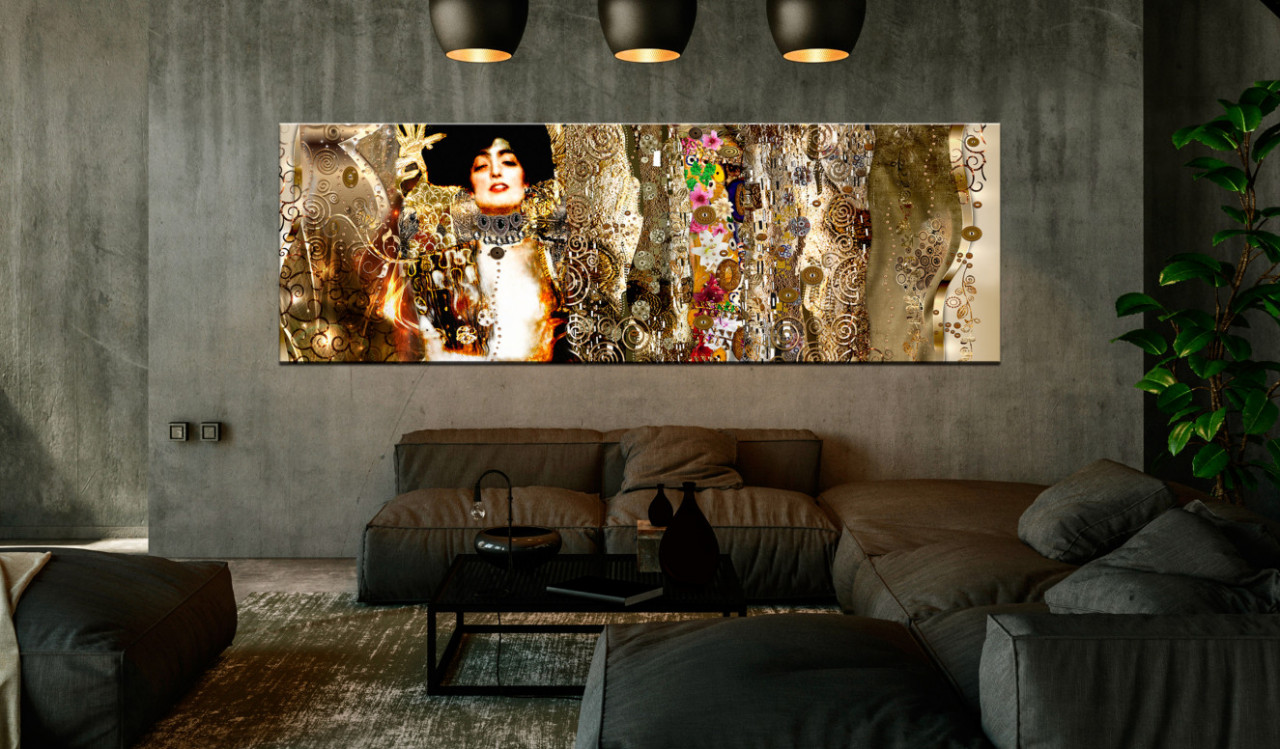 Tablou - Judith and Flowers (1 Part) Narrow 150x50 cm - 1 | YEO