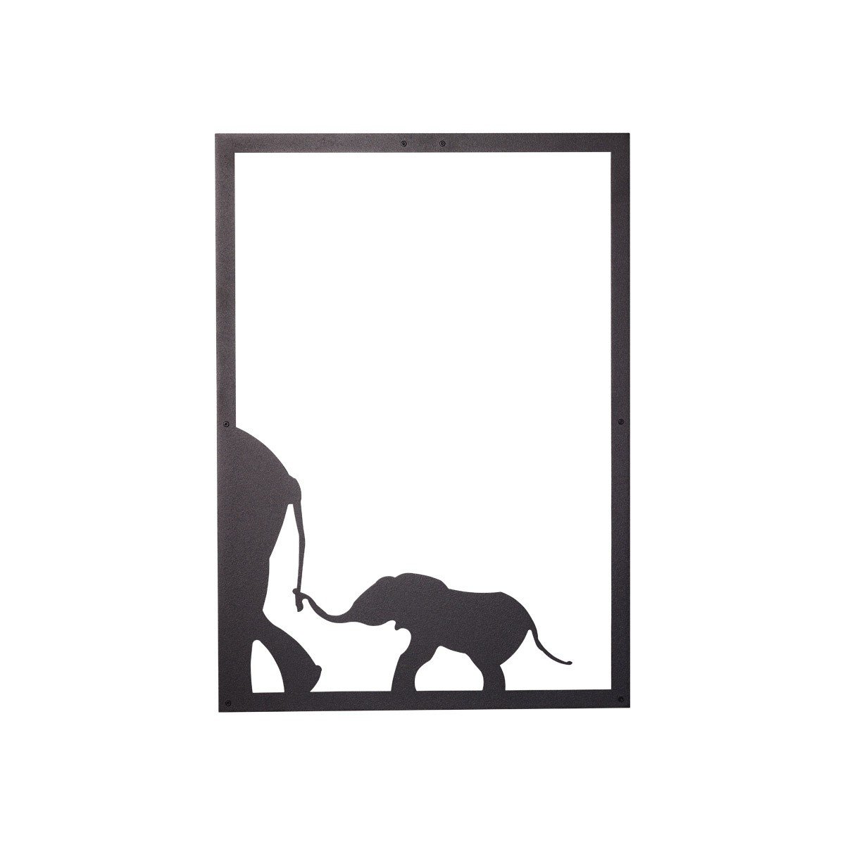 Tablou metalic Elephant Negru 45x65 cm - 1 | YEO