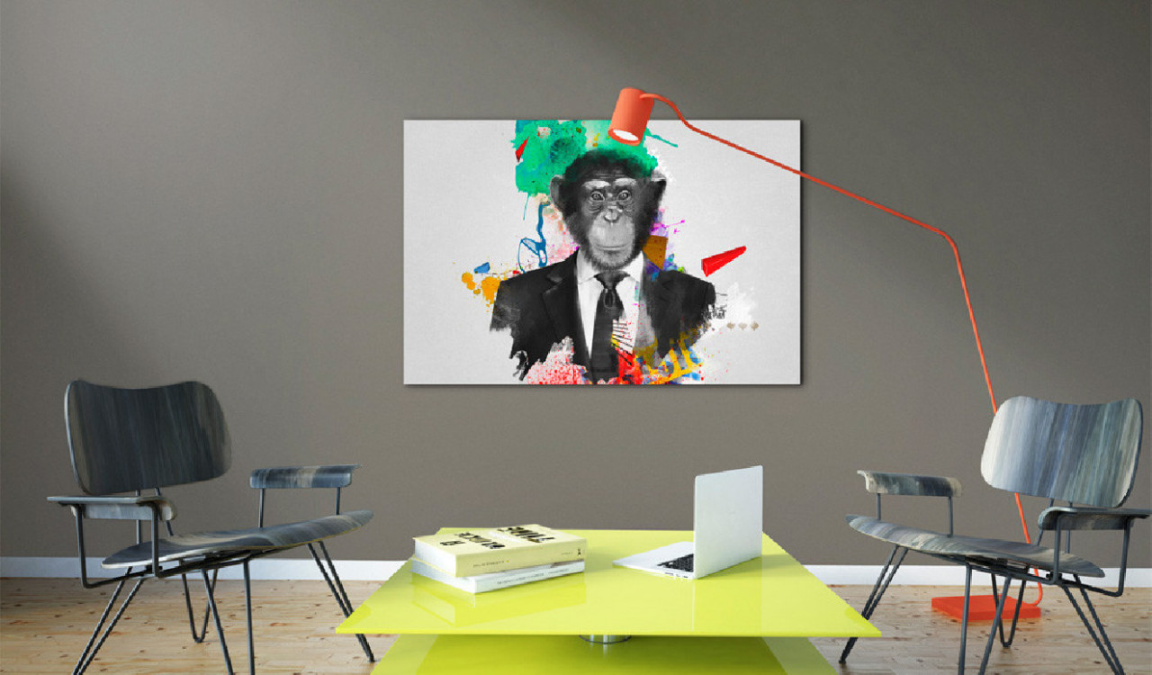 Tablou - Mr Monkey 120x80 cm - 1 | YEO