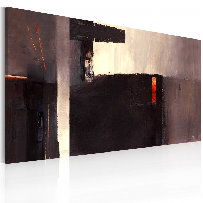 Tablou pictat manual - An underground passage 120x60 cm