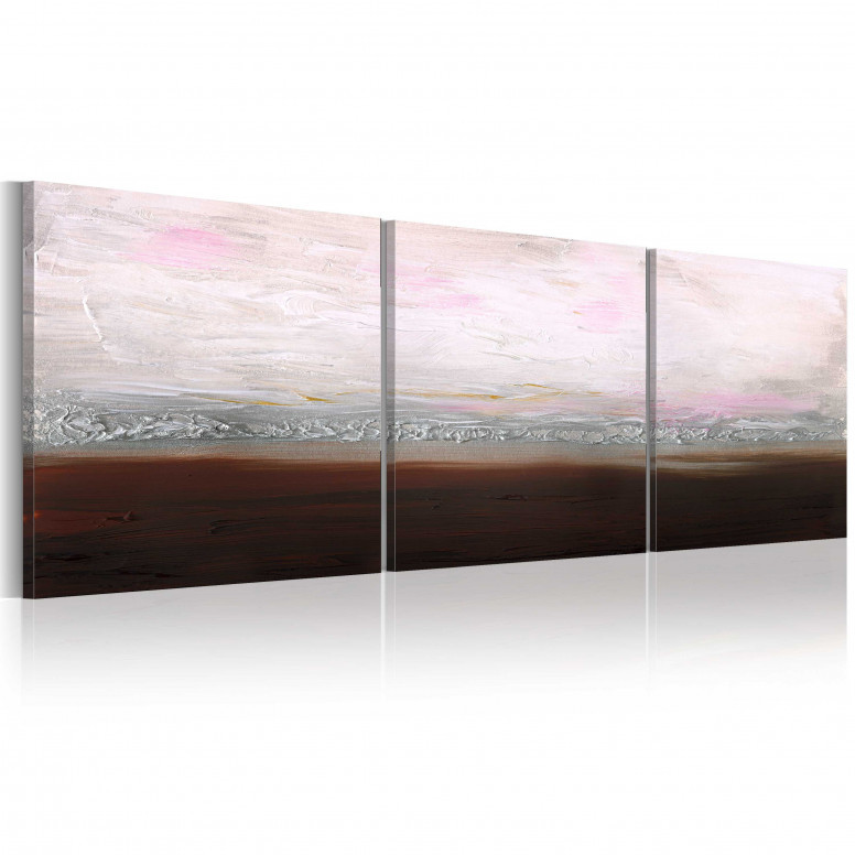 Tablou pictat manual - Calm coast 150x50 cm