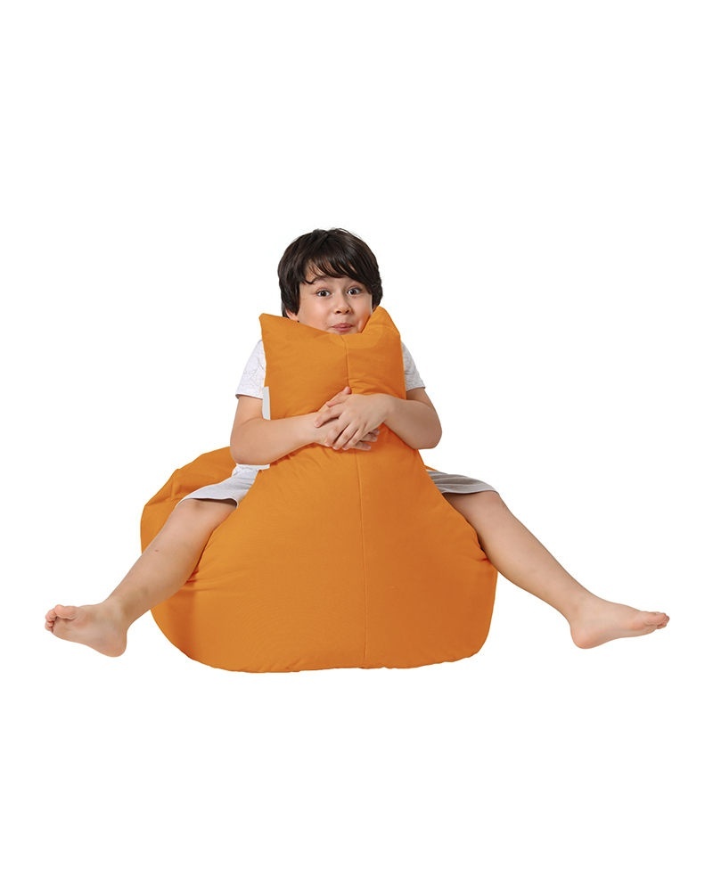 Taburet puf beanbag de gradina Baton Portocaliu - 1 | YEO