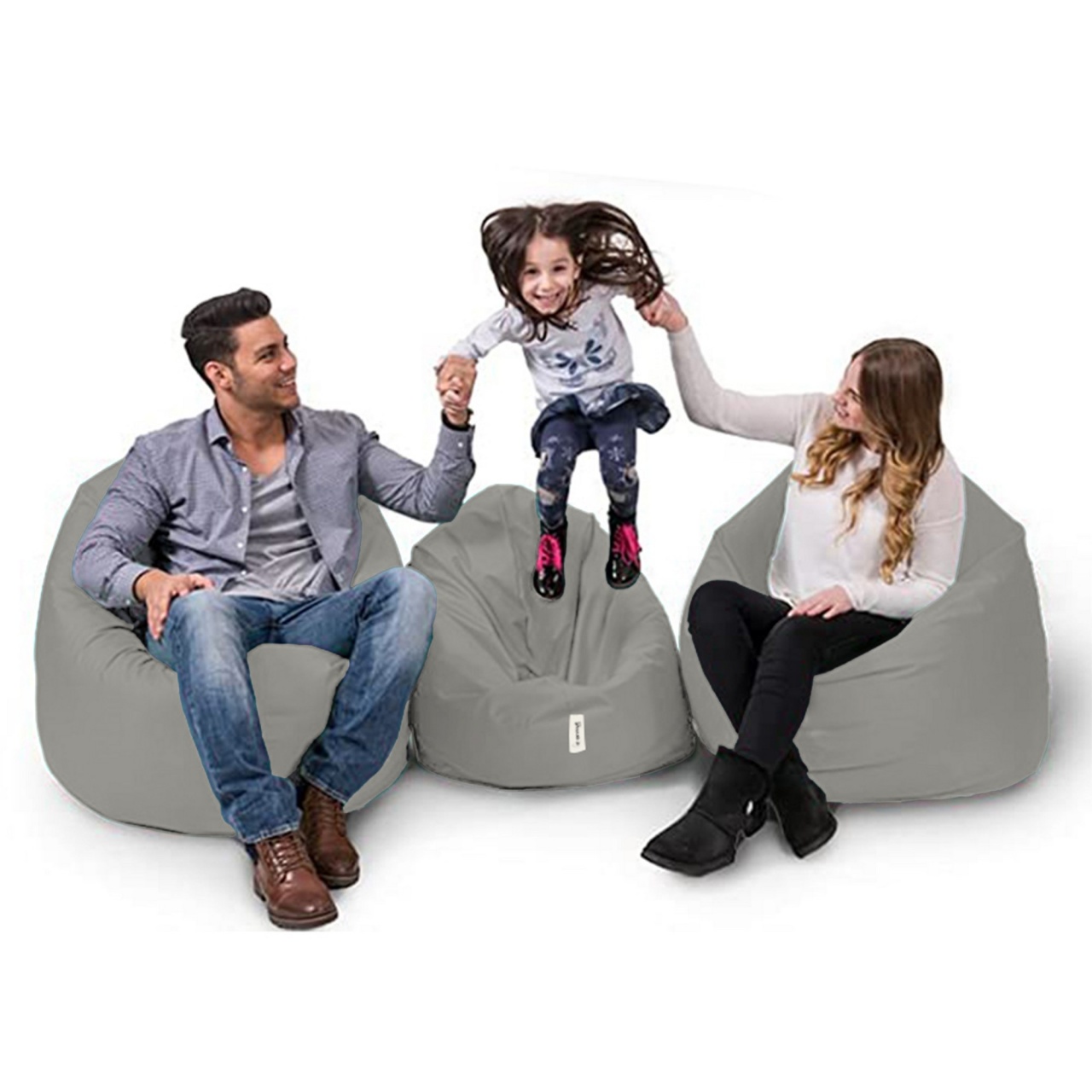 Taburet puf beanbag de gradina Iyzi Gri - 2 | YEO