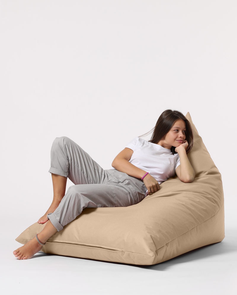 Taburet puf beanbag de gradina Pyramid Vizon - 1 | YEO