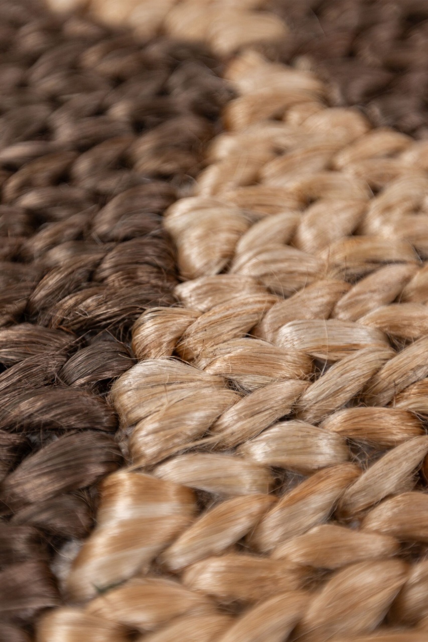 Traversa Effie Diamond Jute Maro inchis 60x230 cm, Flair Rugs