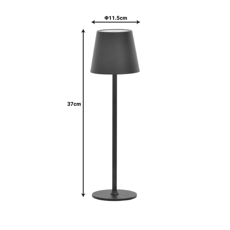 Veioza tactila Brave, Pako World, LED, Bronz, 11x11x37 cm