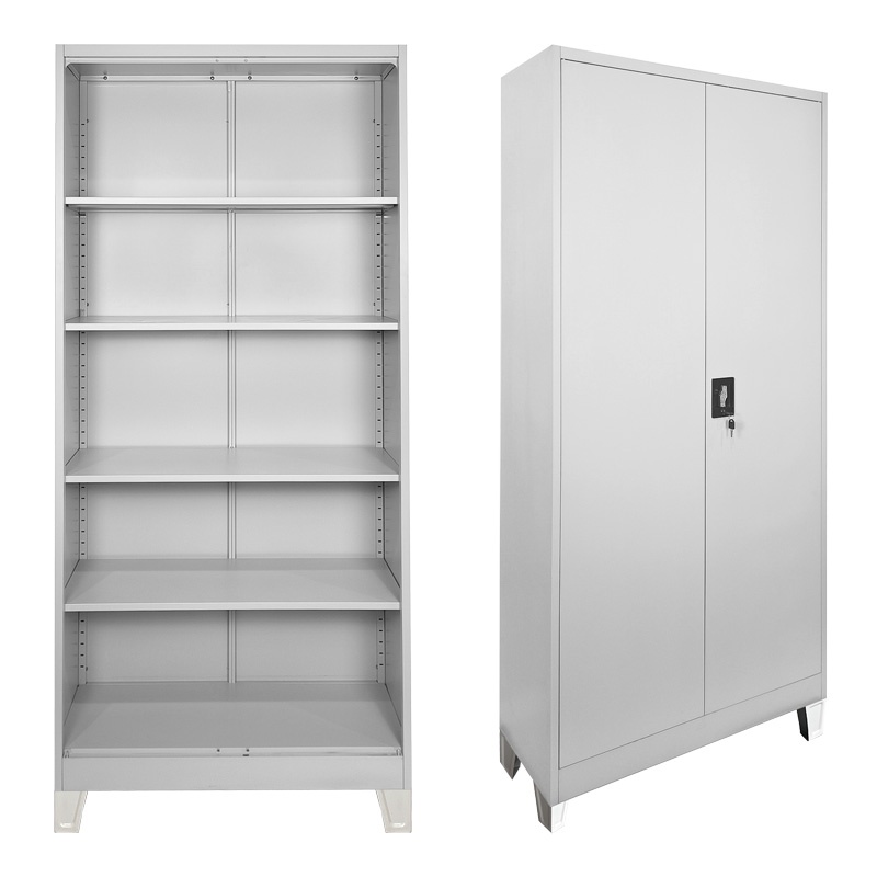 Vestiar din metal Ugren Gri deschis 90x40x190 cm