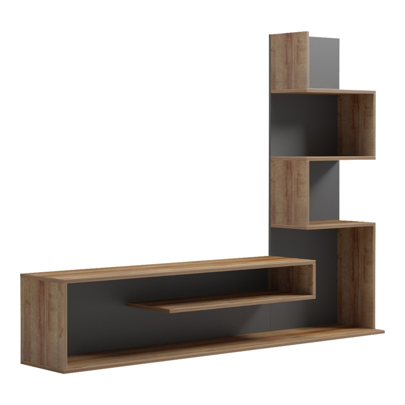 Ansamblu comoda TV Cazenda Maro 160x29x126 cm - 1 | YEO