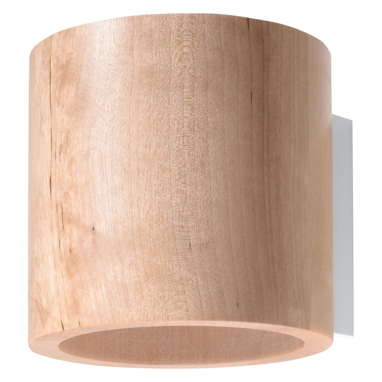 Aplica Orbis din lemn Natural 10x12x10 cm