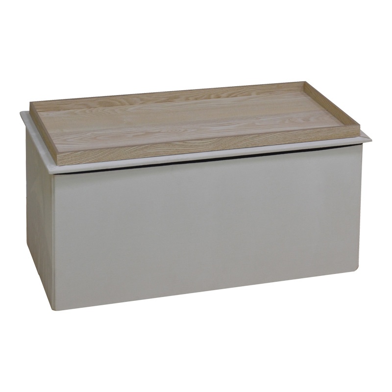 Bancuta hol cufar cu depozitare Ottoman Koper Gri 76x38x38 cm - 1 | YEO