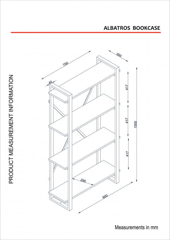 Biblioteca Albatros - Walnut - 3 | YEO