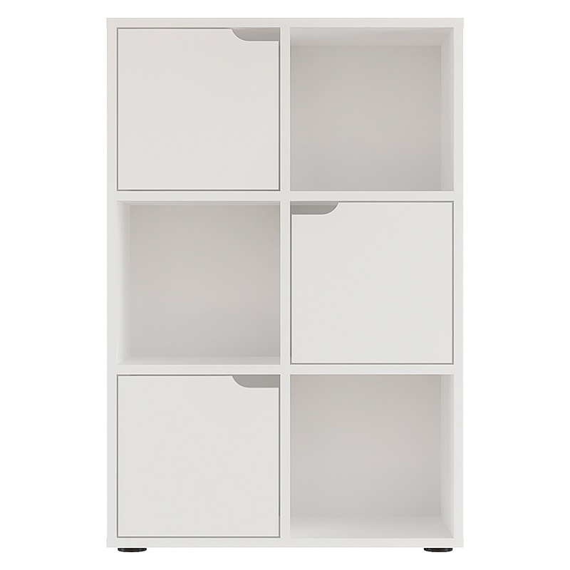 Biblioteca Bookel Pako World Alb 59.5x27.5x89 cm - 2 | YEO