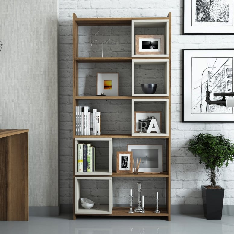 Biblioteca Box Walnut-Cream - 2 | YEO