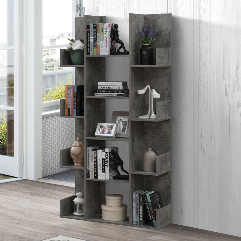 Biblioteca Charles Pako World Gri 90x31x182.5 cm - 1 | YEO