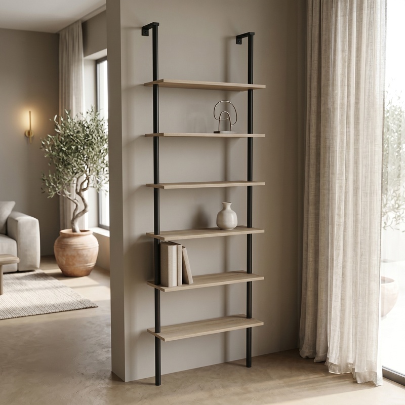 Biblioteca Dimmo Pako Sonoma 60x20x180 cm