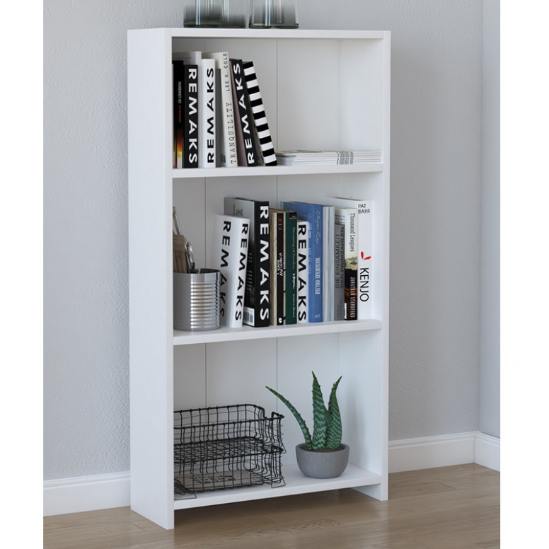 Biblioteca Ferma Alb 56x20x108 cm - 1 | YEO