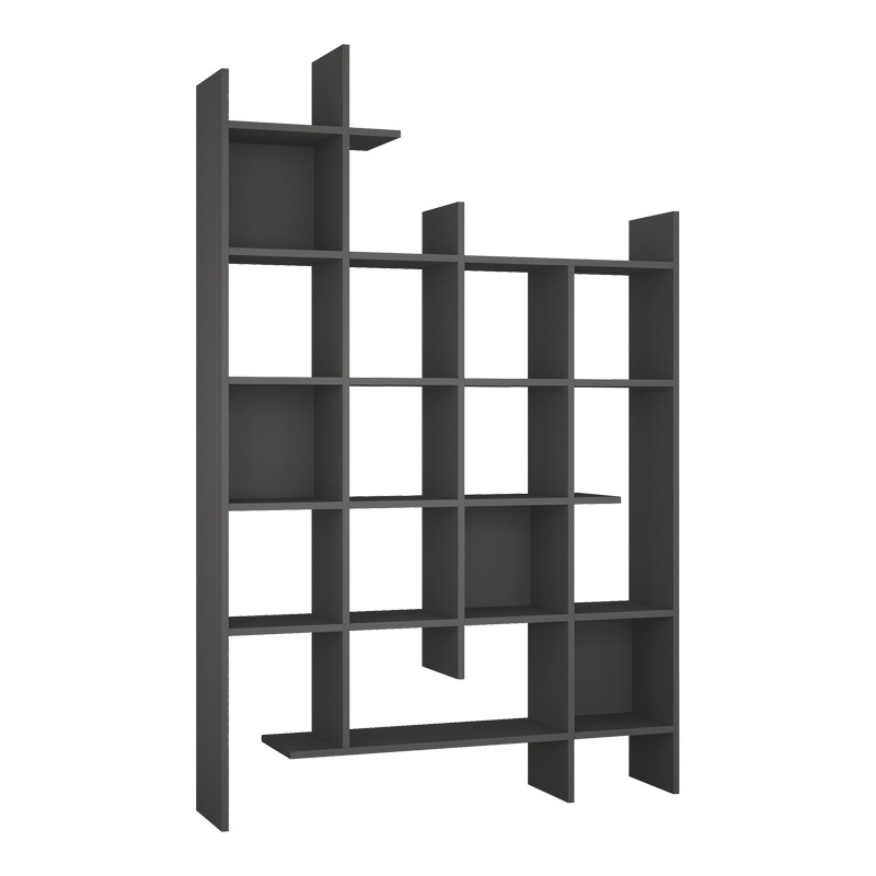 Biblioteca Manco Gri inchis 122x25.5x188 cm