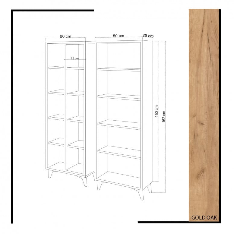 Biblioteca Potenza Oak-Alb - 3 | YEO