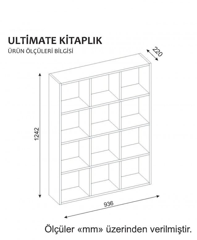 Biblioteca Ultimate - Alb - 2 | YEO