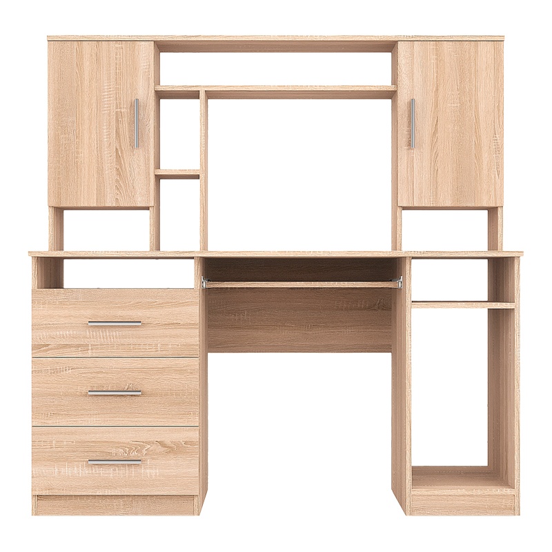 Birou Keldra, Pako World, Sonoma, 140x59x142 cm - 2 | YEO