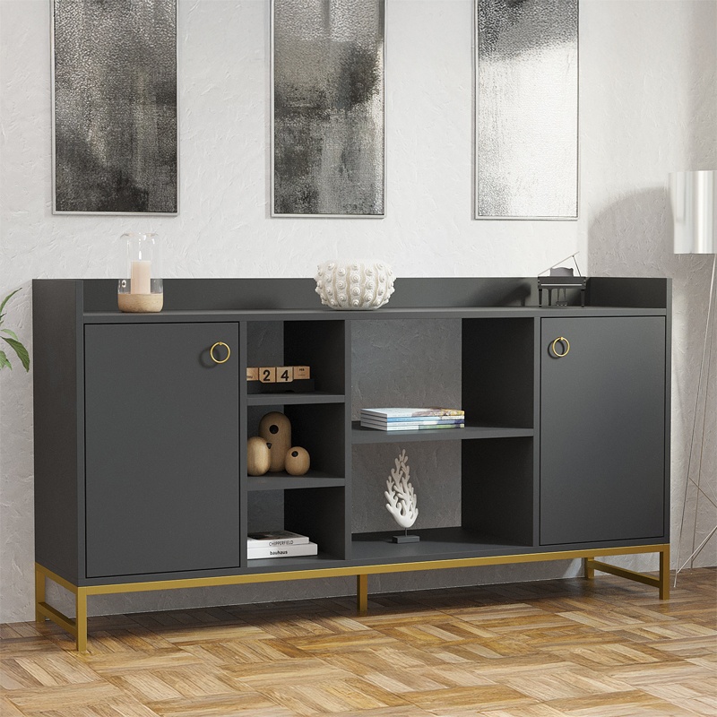 Bufet Delta, Pako World, Antracit, 160x40x85 cm - 1 | YEO