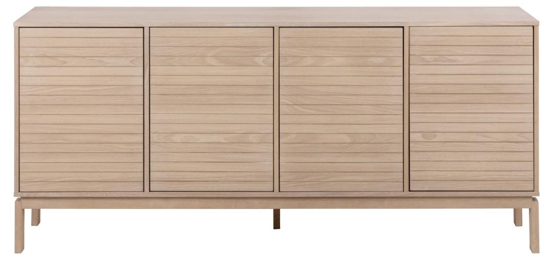 Bufet Linley, Alb, 80x180x40 cm - Imagine 6