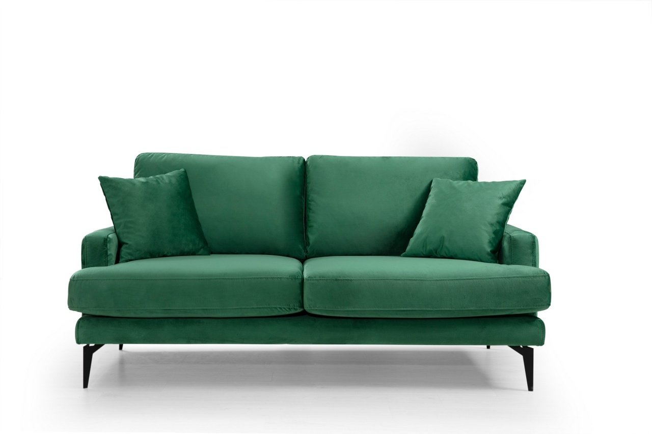 Canapea 2 locuri Papira Verde 175x90x88 cm - 2 | YEO