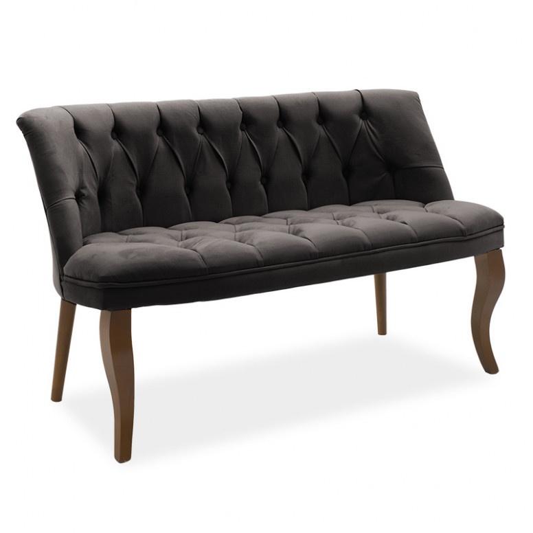Ieftin Pako World Canapea Loreta 2 Locuri Antracit 123x65x73 cm