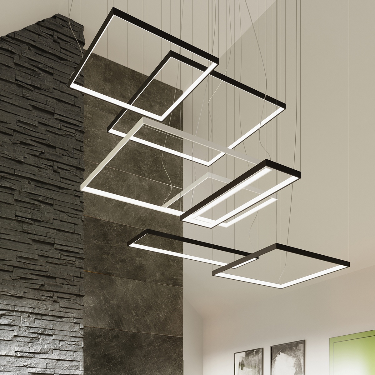 Candelabru LED Nelya Alb 3000K 110x110x150 cm