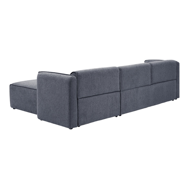 Coltar reversibil Soofa, Pako World, Textil, Gri, 270x163x74 cm - 3 | YEO