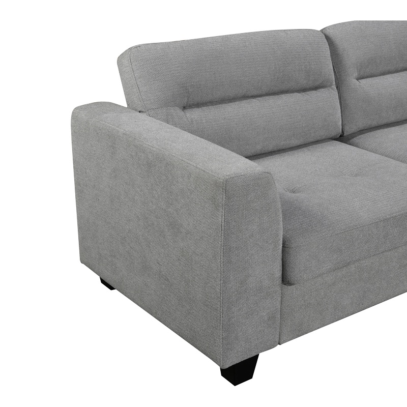Coltar stanga Camile, Pako World, Textil, Antracit, 270x174x95 cm - 3 | YEO