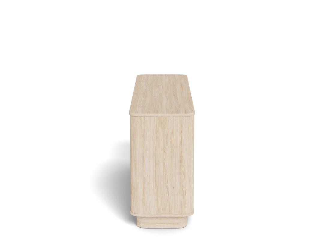 Comoda Atmore, Alb, 75x160x40 cm - Imagine 4