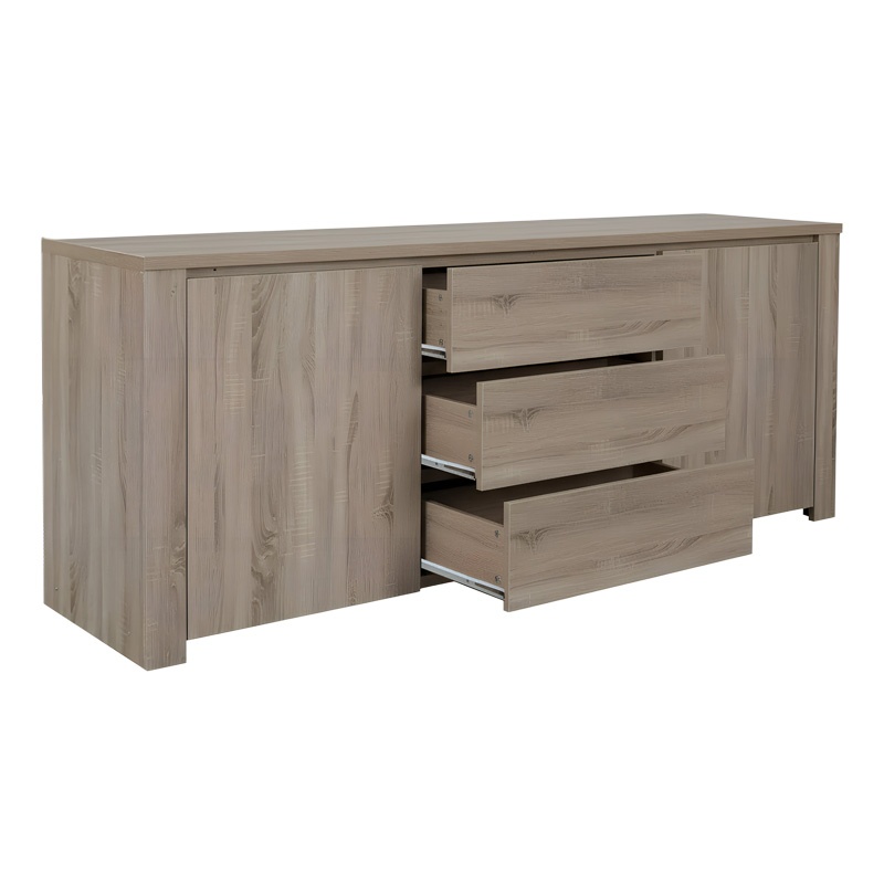 Comoda Kalya Sonoma 220x49x89.5 cm - 2 | YEO