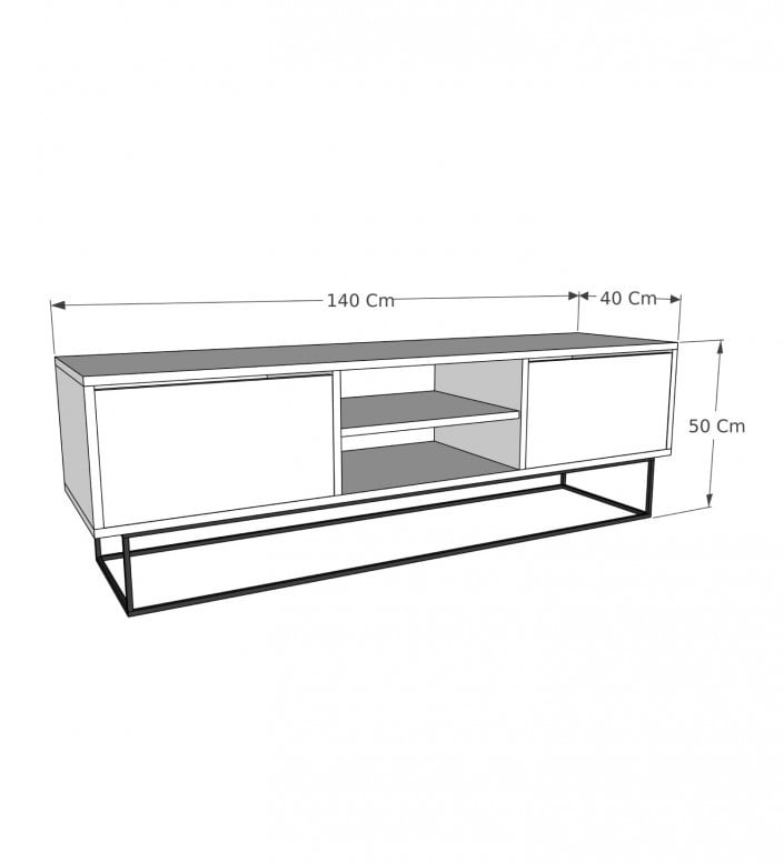 Comoda TV Escape 140 - Rebab - 4 | YEO