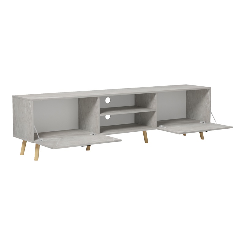 Comoda TV, Gorna, Pako, Bej 180x35x48.6 cm - 2