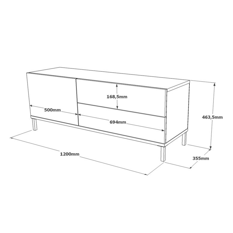 Comoda TV LV5 - RL - 6 | YEO