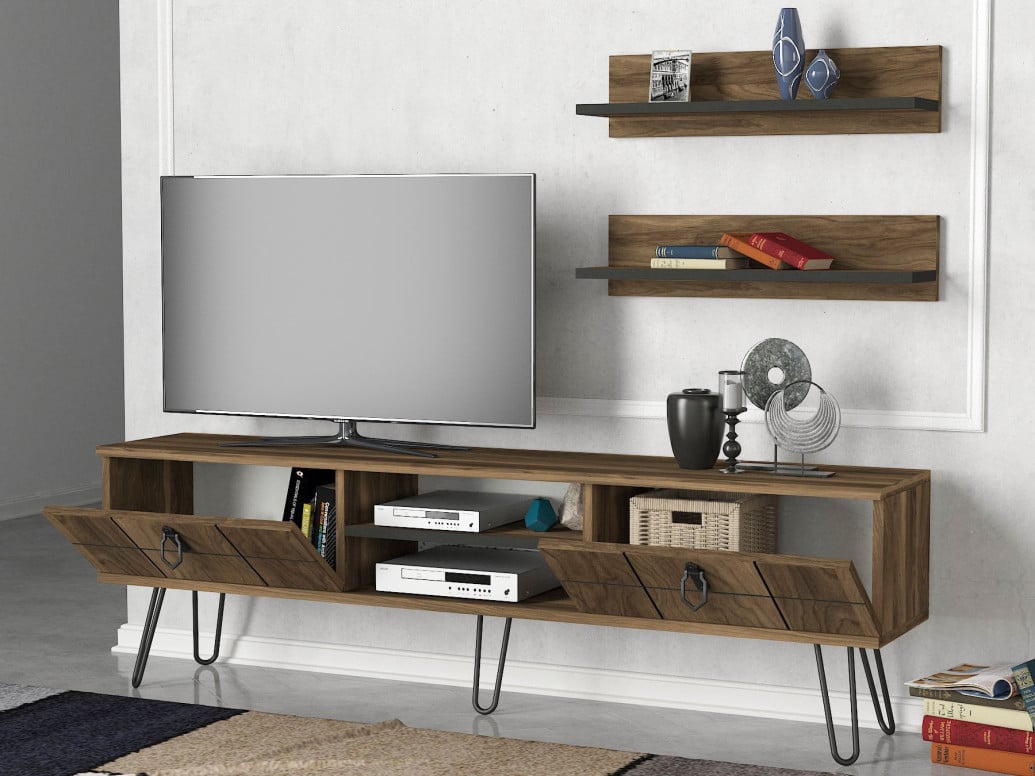 Comoda TV Rialto - Walnut - 2 | YEO