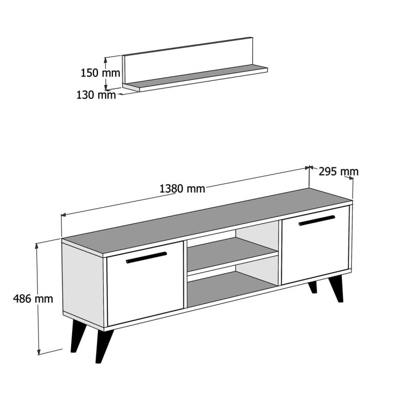 Comoda TV Senfoni 1118 - 4 | YEO