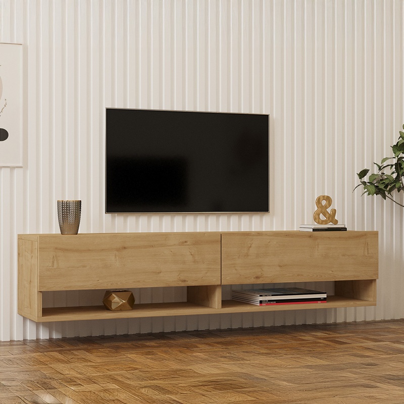Comoda TV suspendata Melosa, Pako World, Nuc, 141x30x31 cm - 1 | YEO