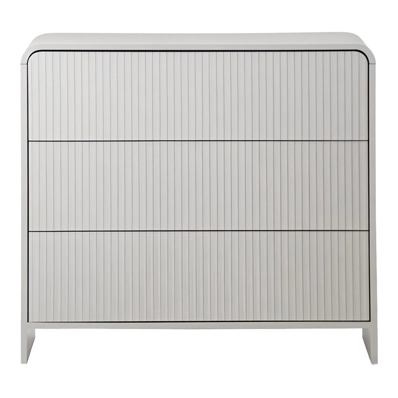 Comoda Zeplen Alb 80x40x75 cm - 3 | YEO