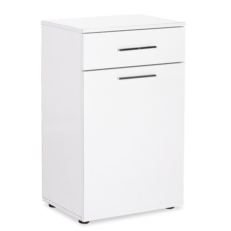 Cos de rufe tip dulap Chad, Pako World, Alb, 52x38x83 cm