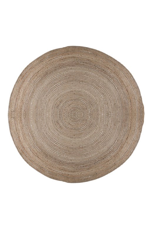 Covor Capri Jute Circle Natural 133X133 cm, rotund, Flair Rugs - 1 | YEO