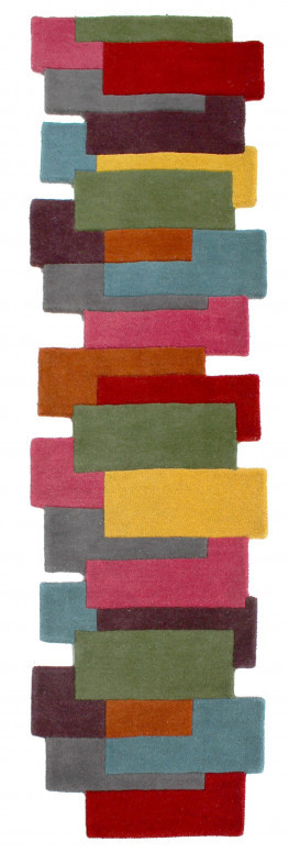 Covor Collage Multicolor 60x230 cm, Flair Rugs